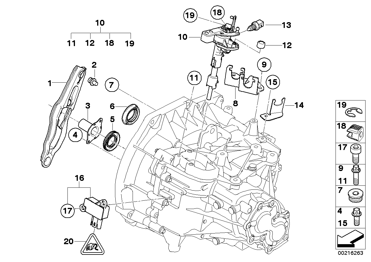 BMW 23117568467 - Forcella disinnesto frizione www.autoricambi360.it