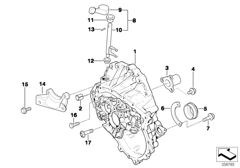 BMW 23 11 1 044 105 - Manicotto di guida, Frizione www.autoricambi360.it