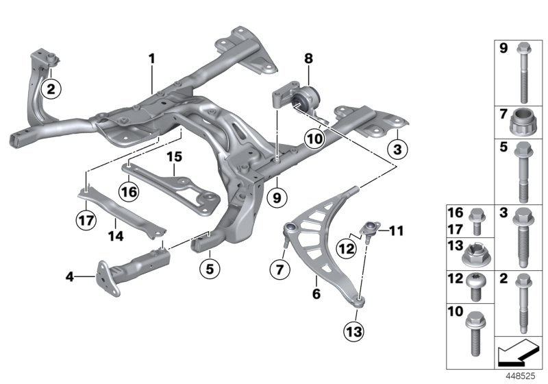 BMW 31 10 9 803 662 - Giunto di supporto / guida www.autoricambi360.it