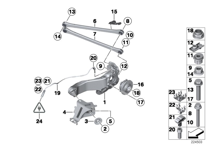 BMW 31 20 9 813 406 - Kit cuscinetto ruota www.autoricambi360.it