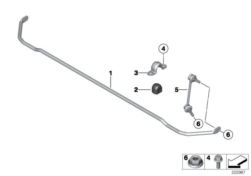 BMW 33556756151 - Bronzina cuscinetto, Barra stabilizzatrice www.autoricambi360.it