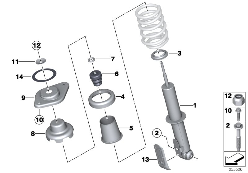 BMW 33536772740 - Kit parapolvere, Ammortizzatore www.autoricambi360.it