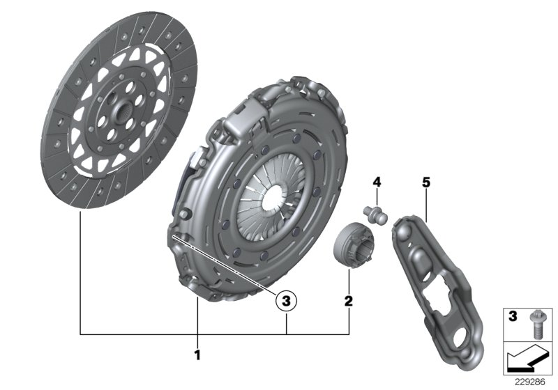 BMW 23117568467 - Forcella disinnesto frizione www.autoricambi360.it