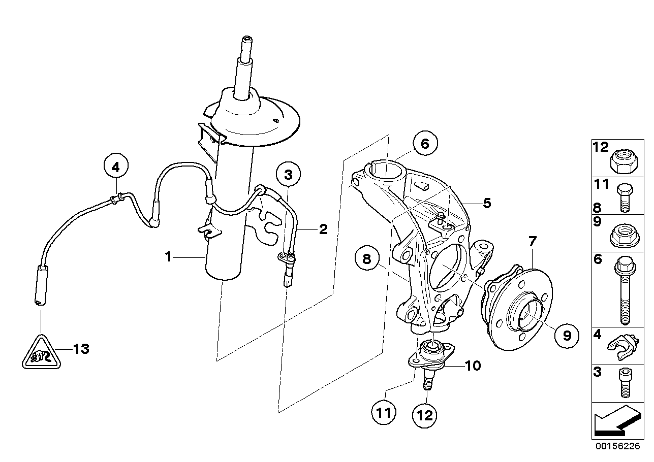 BMW 31 22 6 756 889 - Kit cuscinetto ruota www.autoricambi360.it