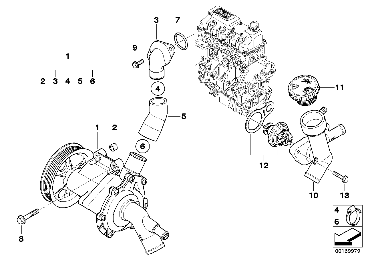 BMW 11 53 7 596 787 - Termostato, Refrigerante www.autoricambi360.it