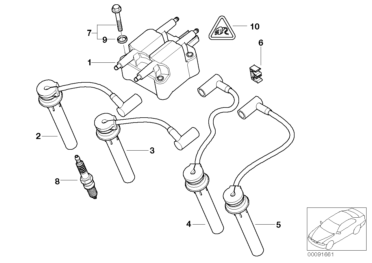 BMW 12 12 0 030 548 - Candela accensione www.autoricambi360.it