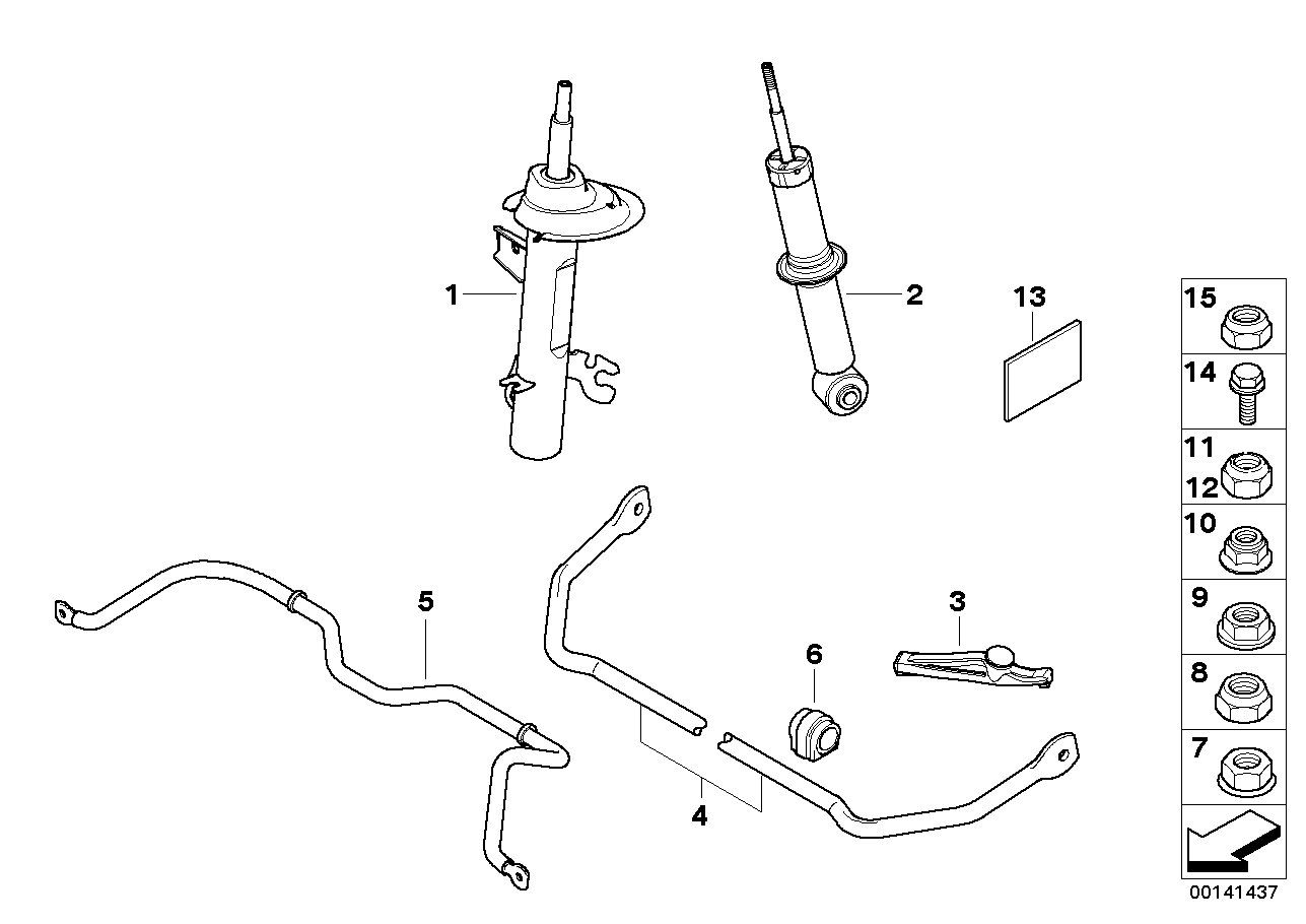 BMW 31 35 6 758 302 - Bronzina cuscinetto, Barra stabilizzatrice www.autoricambi360.it