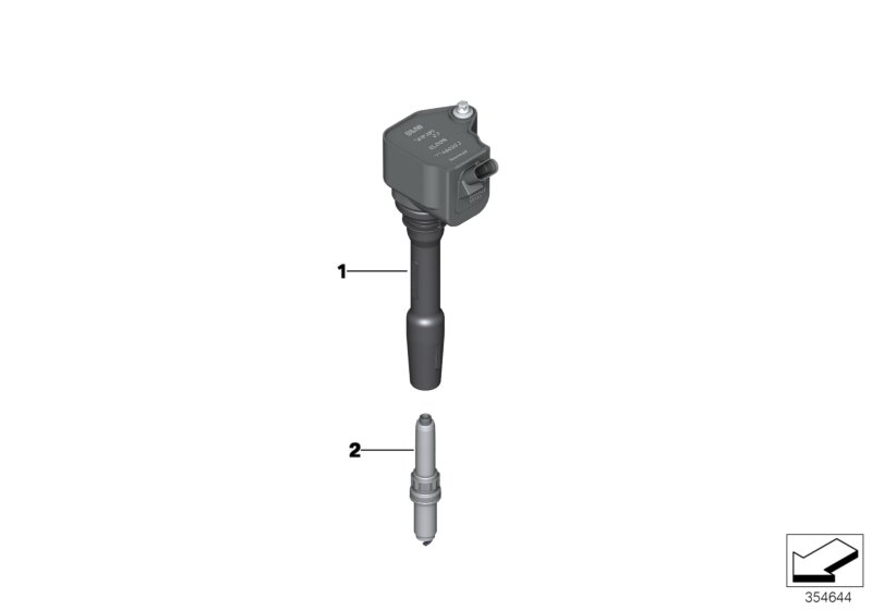 BMW 12 13 8 678 438 - Bobina d'accensione www.autoricambi360.it