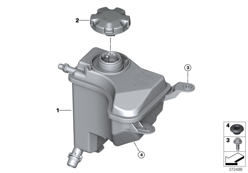 BMW 17 11 7 639 024 - Tappo, serbatoio refrigerante www.autoricambi360.it