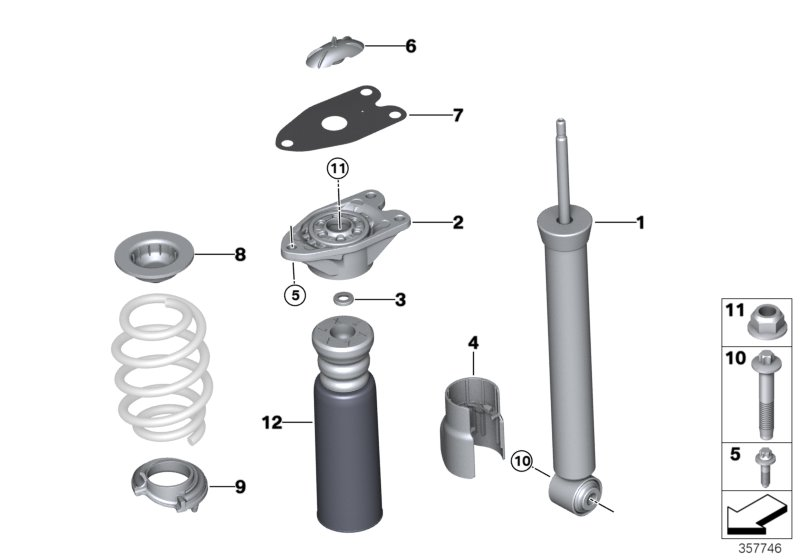 BMW 33 50 6 791 706 - Supporto ammortizzatore a molla www.autoricambi360.it