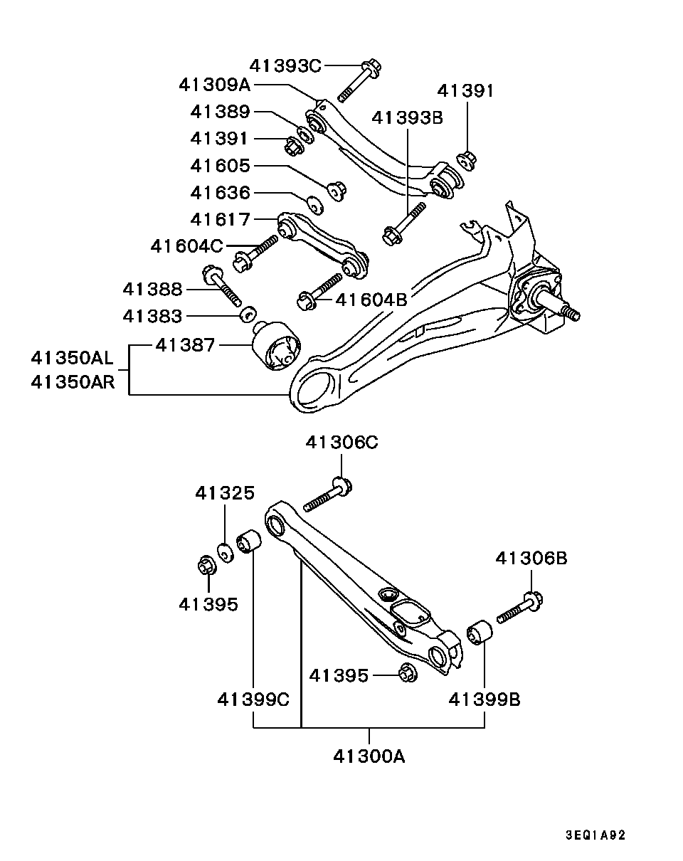PSA MN100110 - Supporto, Braccio oscillante www.autoricambi360.it