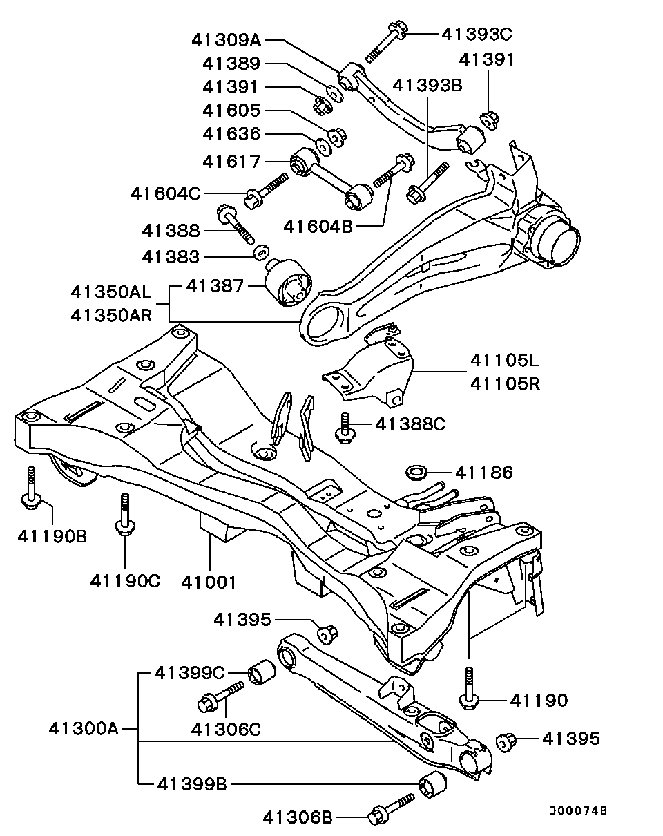 PSA MN100110 - Supporto, Braccio oscillante www.autoricambi360.it