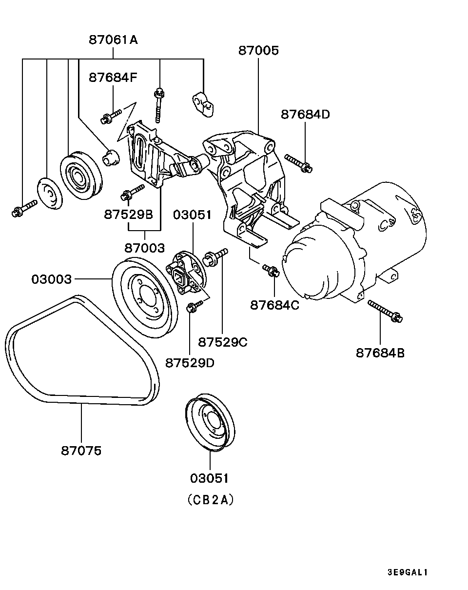 FCA MB33 2253 - Cinghia trapezoidale www.autoricambi360.it