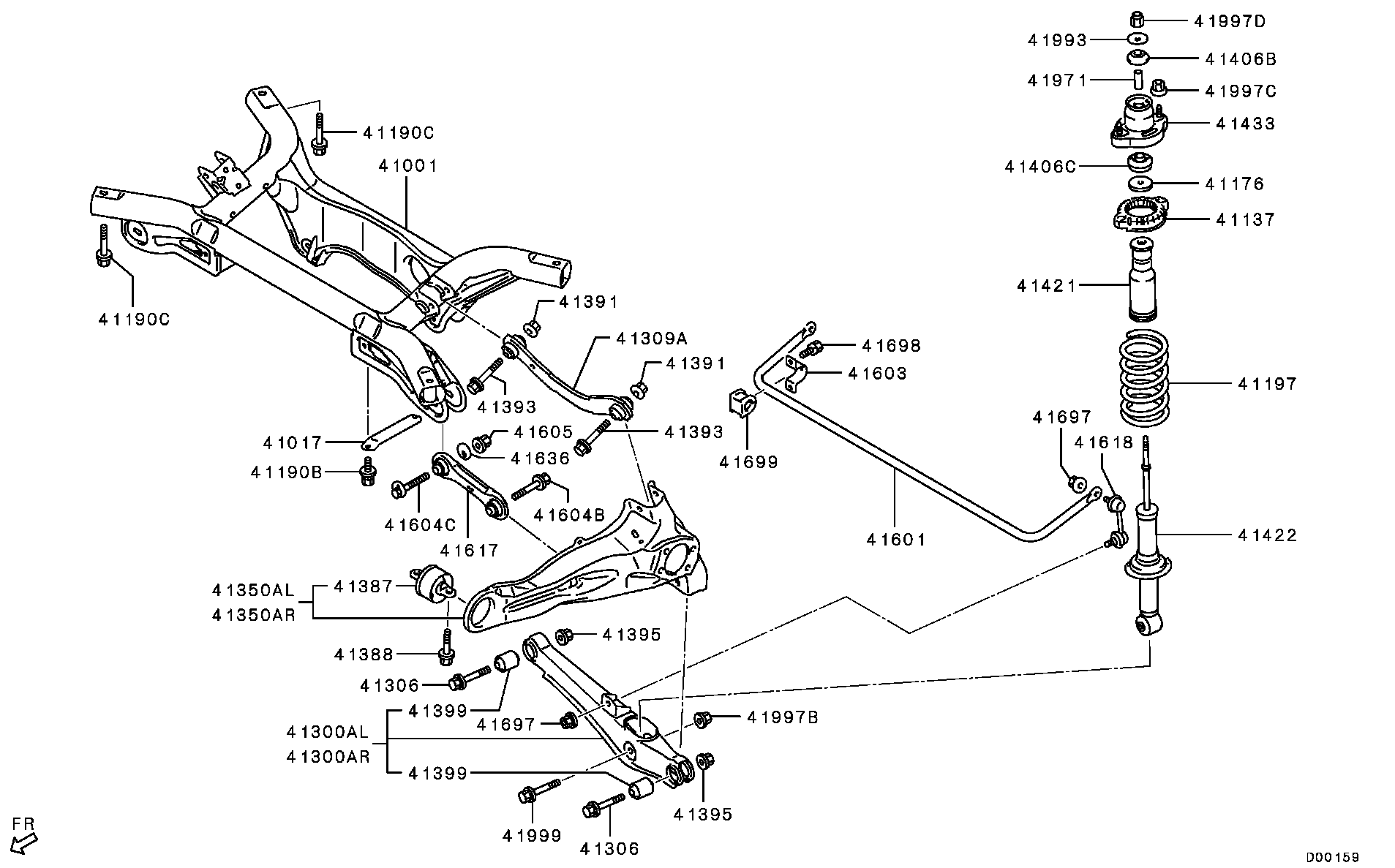 PSA MN100110 - Supporto, Braccio oscillante www.autoricambi360.it