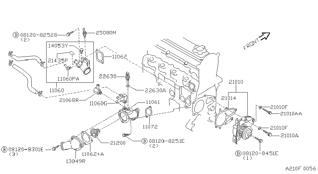 GM 21200-16A05 - Termostato, Refrigerante www.autoricambi360.it