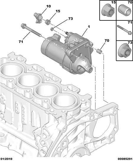 PSA 5802 FG - Motorino d'avviamento www.autoricambi360.it