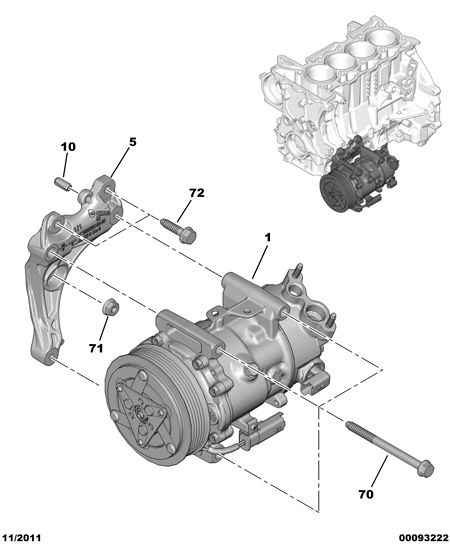 PSA 96 786 560 80 - Compressore, Climatizzatore www.autoricambi360.it