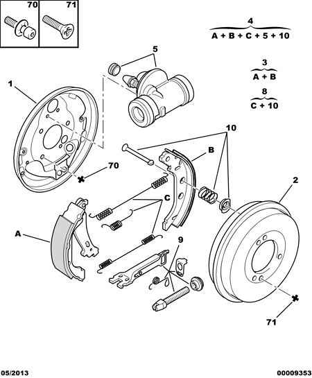 PSA 4247 24 - Tamburo freno www.autoricambi360.it