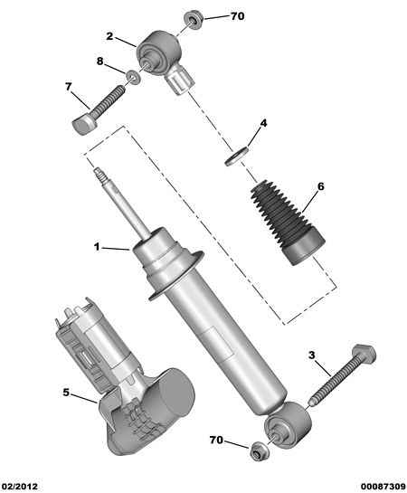 PSA 5206 ZS - Ammortizzatore www.autoricambi360.it