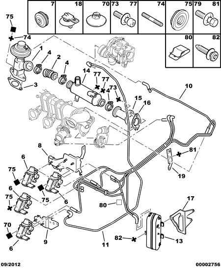 PSA 1628 VT - Valvola ricircolo gas scarico-EGR www.autoricambi360.it