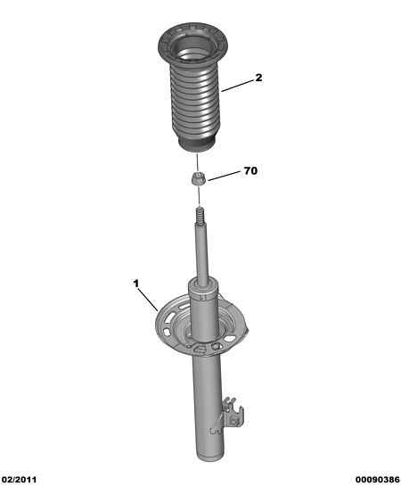 PSA 5202 RY - Ammortizzatore www.autoricambi360.it