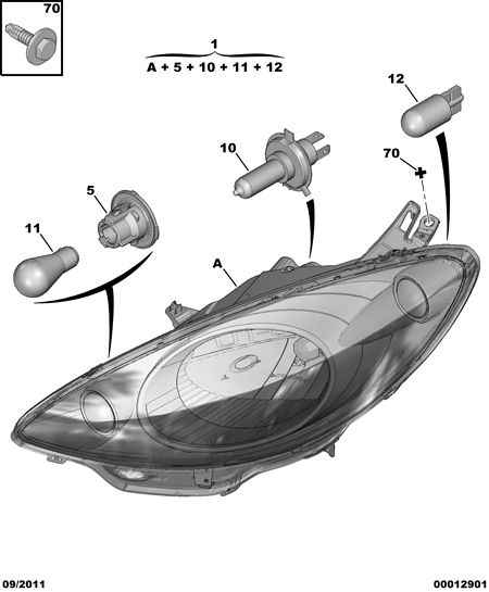 PSA 6216.A0 - Lampadina, Indicatore direzione www.autoricambi360.it