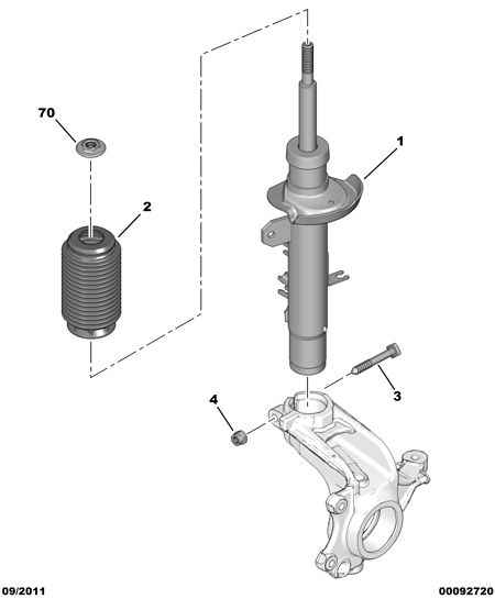 PSA 5202 RV - Ammortizzatore www.autoricambi360.it