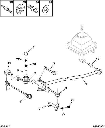 PSA 2454 F7 - Kit riparazione, Leva cambio www.autoricambi360.it