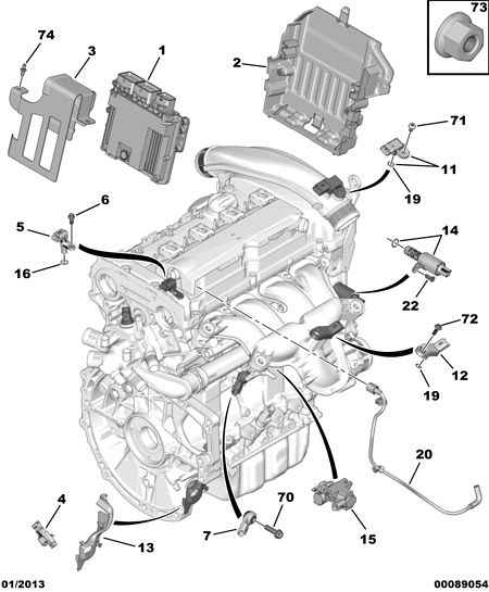 PSA 1920 LS - Sensore, Posizione albero a camme www.autoricambi360.it