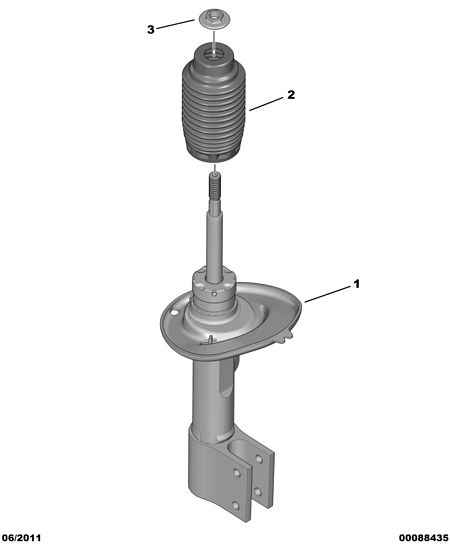 PSA 5208 03 - Ammortizzatore www.autoricambi360.it