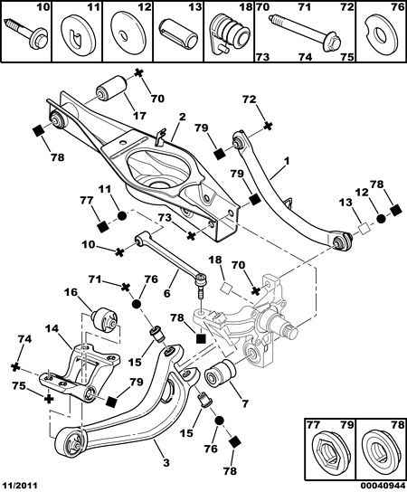 PSA 5131 80 - Supporto, Braccio oscillante www.autoricambi360.it