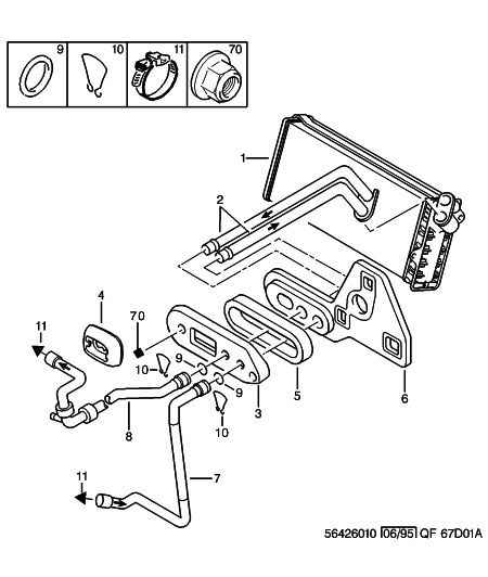 PSA 6464 EE - Flessibile, Scambiatore calore, Riscaldamento www.autoricambi360.it