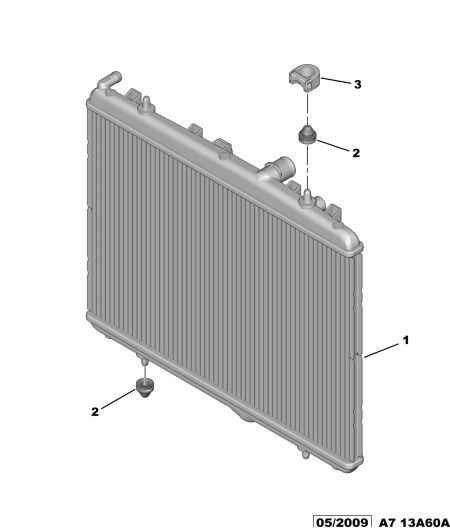 PSA 1330.P9 - Radiatore, Raffreddamento motore www.autoricambi360.it