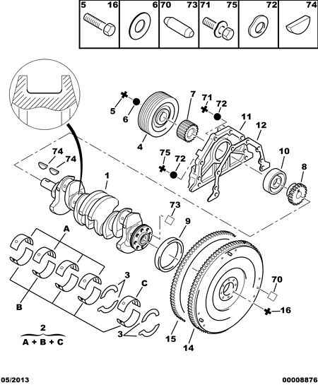 PSA 0515 G3 - Puleggia cinghia, Albero a gomiti www.autoricambi360.it