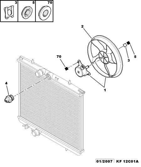 PSA 1264.40 - Termocontatto, Ventola radiatore www.autoricambi360.it