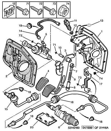 PSA 2182 05 - Cilindro secondario, Frizione www.autoricambi360.it
