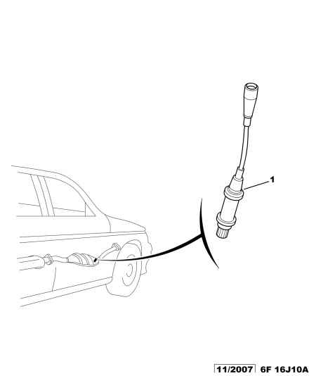 PSA 1628 R9 - Sonda lambda www.autoricambi360.it