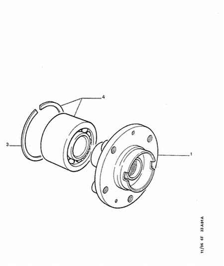 PSA 3345 26 - Kit cuscinetto ruota www.autoricambi360.it