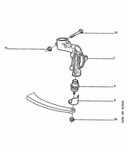PSA 3640.71 - Giunto di supporto / guida www.autoricambi360.it