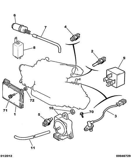 PSA 0242.46 - Sensore, Temperatura refrigerante www.autoricambi360.it