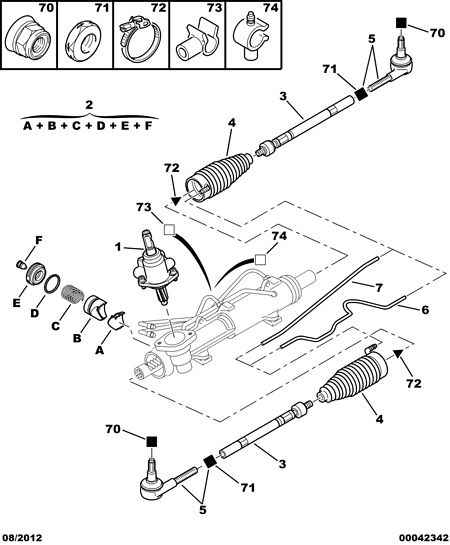 PSA 3812.C5 - Giunto assiale, Asta trasversale www.autoricambi360.it
