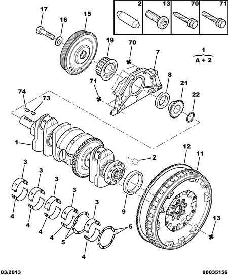 PSA 0515 V6 - Puleggia cinghia, Albero a gomiti www.autoricambi360.it