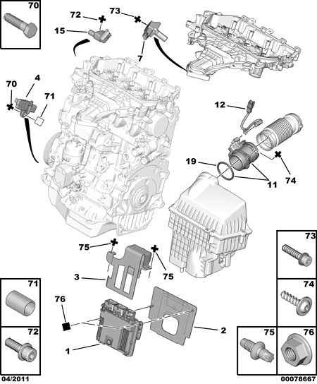 PSA 1920 QN - Generatore di impulsi, Albero a gomiti www.autoricambi360.it