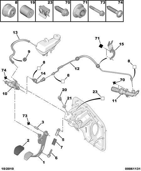 PSA 2182 A0 - Cilindro secondario, Frizione www.autoricambi360.it