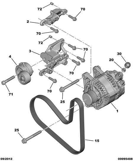 PSA 96 708 995 80 - Alternatore www.autoricambi360.it
