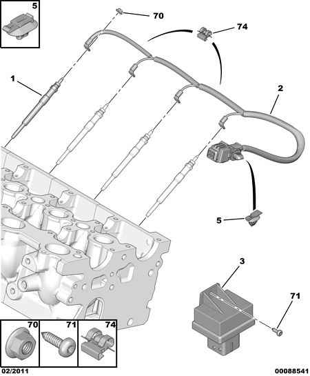PSA 5960 F4 - Candeletta www.autoricambi360.it