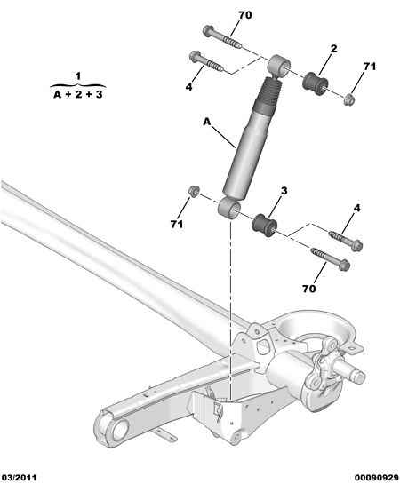 PSA 5206 AQ - Ammortizzatore www.autoricambi360.it