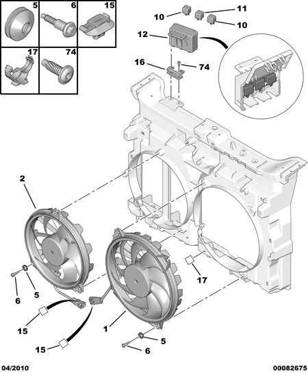 PSA 1250.G7 - Ventola, Raffreddamento motore www.autoricambi360.it