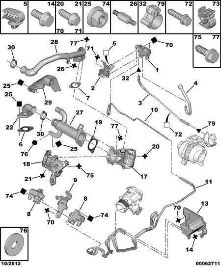 PSA 1618.S8 - Valvola ricircolo gas scarico-EGR www.autoricambi360.it