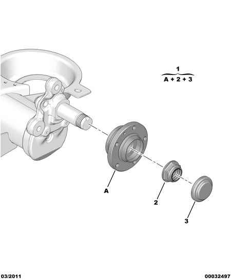 PSA 3350.71 - Kit cuscinetto ruota www.autoricambi360.it
